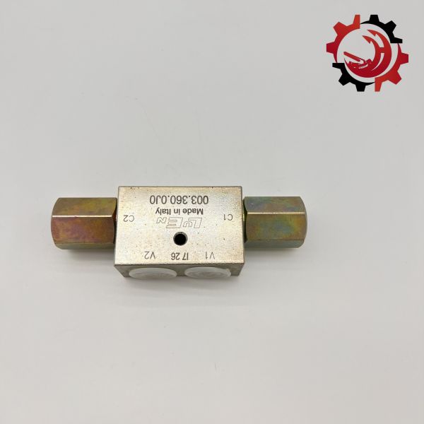 Желтый LUEN 003.360.0J0 Горизонтальный цилиндрический гидравлический замок Конкретный насосные автозапчасти изготовлены в Италии