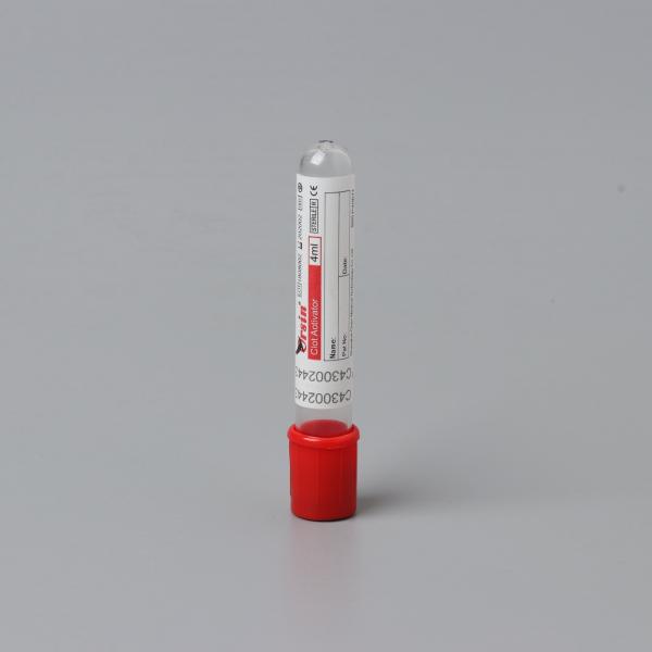 Plastic Bd Vacutainer Clot Activator Tube 1ml-10ml Red Top Serum Clot Activator Tube