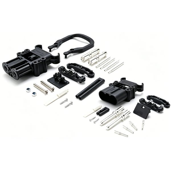 REMA Series DIN Type 80A-320A Heavy Duty Battery Connector Kit for Electric Forklifts