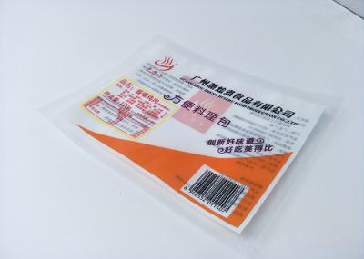 Fortitude and toughness Retort Pouch Packaging for Fried chicken with soy sauce,  Can Afford 121 Degree