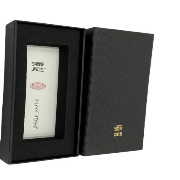 Luxury Drawer Innovative Biodegradable Packaging With Black EVA Insert