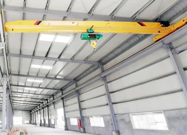 1T 3T 5T Electric Single Girder Crane Remote Or Pendent Line Control