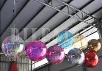 decoração inflável da bola do disco do balão do espelho do diâmetro de 1m 2.5m para o casamento