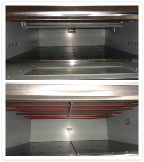 Bakeries Commercial Electric Gas Deck Oven With Steam / 2 - 9 Trays