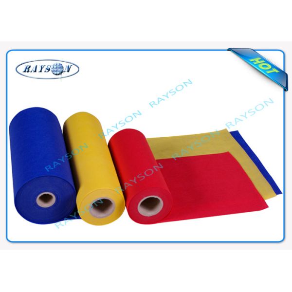 Red Yellow PP Spunbond Non Woven And Pink Spunbond Fabric Spunbond Polypropylene Fabric