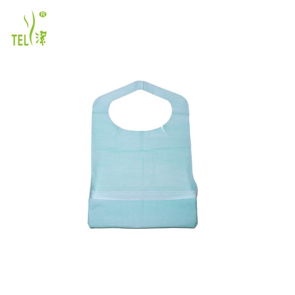 Reinforced Tie 1/8 Fold Disposable Medical Aprons Waterproof