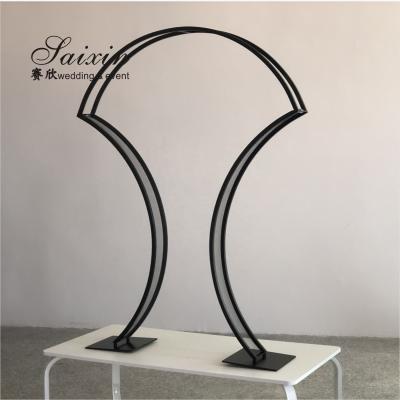 140CM Black Iron Stand For Flower Decoration Metal Wedding Table Centerpieces Arranging