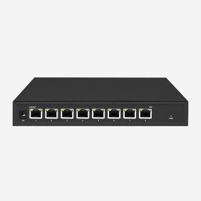 8 RJ45 Auto Sensing 10 Gbps Ethernet Switch Plug-and-Play Shell de ferro