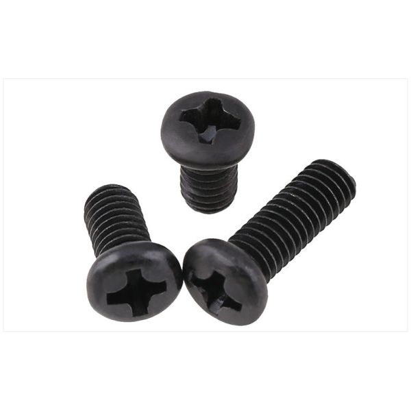 Black Oxide Steel Pan Head Phillips Screws DIN7985 Cross Recessed Drive Pan Head Screws IS07045 Pan Head Screws
