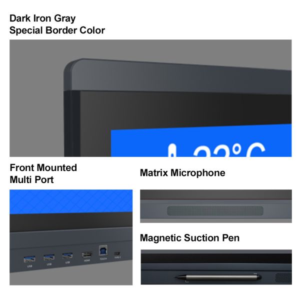 65 Inch Basic Interactive Whiteboard  All in One Interactive Flat Panel