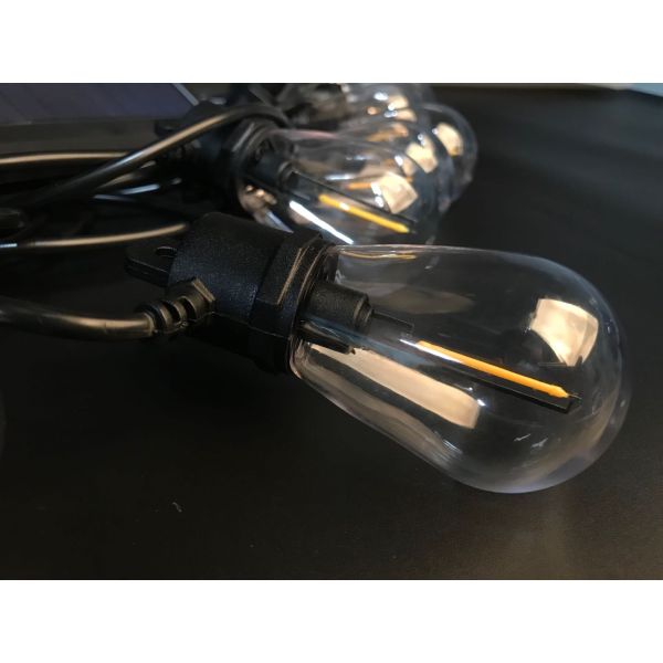 Outdoor Weatherproof Flexible USB Light String Connectable Hanging Socket Patio Garden Festival Festoon LED Christmas Tree Light