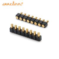8P Pogo Pin Connector SMT 2A Current Brass Alloy C3604