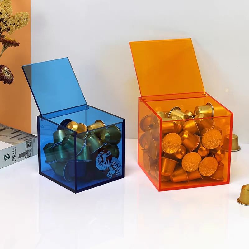OEM ODM High Quality Modern Design Acrylic Storage Organizer Box for Desk Storage