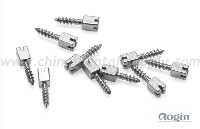 Bulk Stainless Steel Dental Pins And Posts , Cosmetic Dental Implants