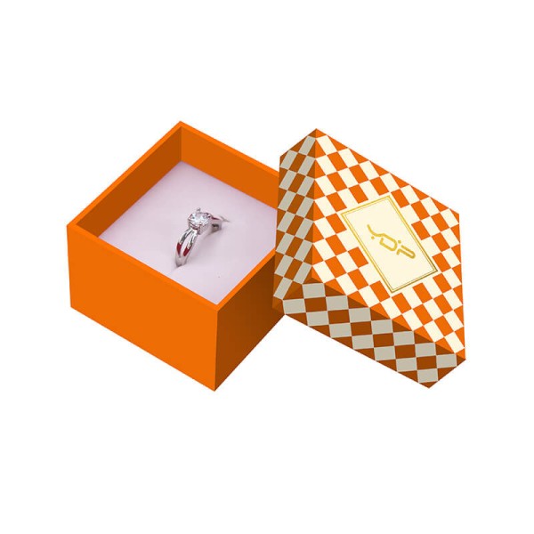 CMYK Colors Printing Jewelry Packaging Box with 100 Percent Inspection Before Shipment and Recyclable Materials