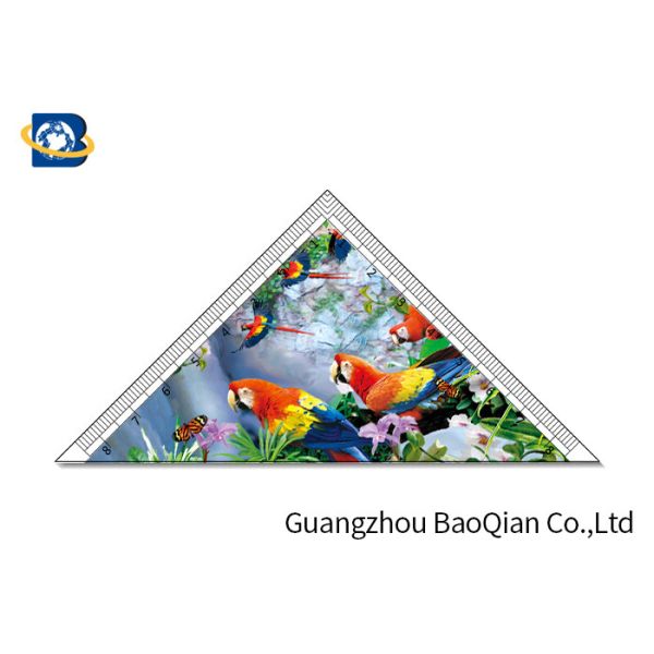 Пластмасса измеряя изображение линзовидного правителя 3Д животное для подарков канцелярских принадлежностей детей