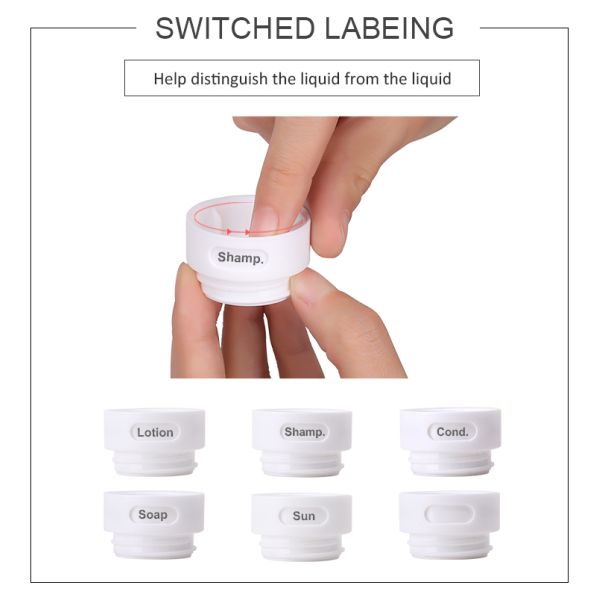 60M Volume Personal Care Industrial Leak Proof Silicone Travel Bottle Set TB02 Kit
