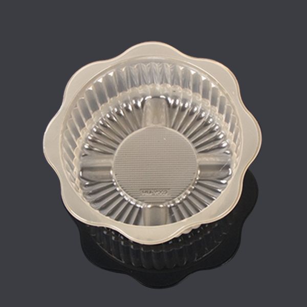 Moisture Resistant φ7*3cm Pastry Plastic Container