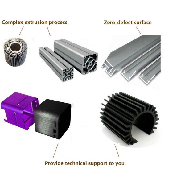 ОЭМ прессовал приложения неубедительной трубки алюминиевые для электроники