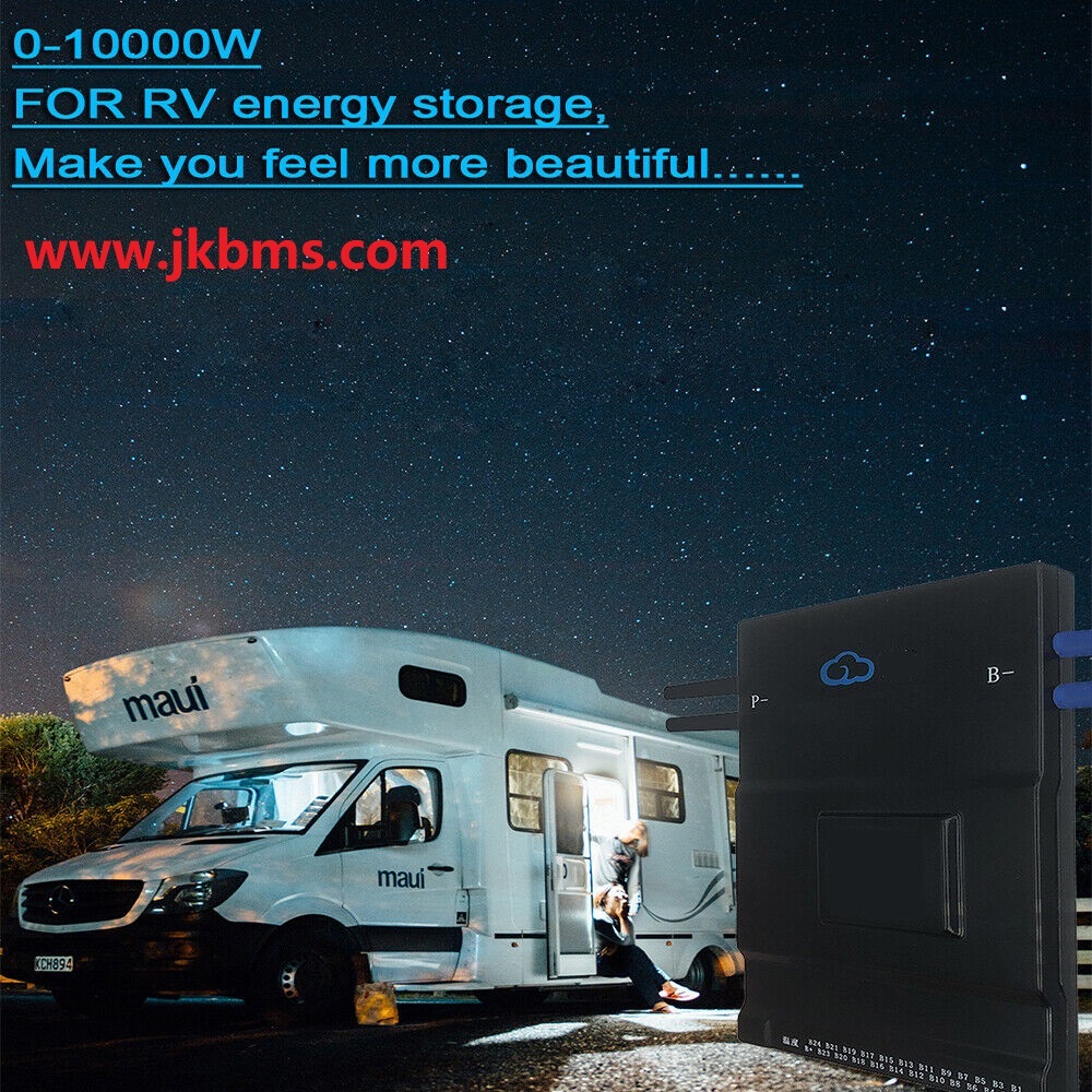JKBMS Active BMS Solar Inverter Batteries LIFEPO4 NMC For Solar Energy Systems