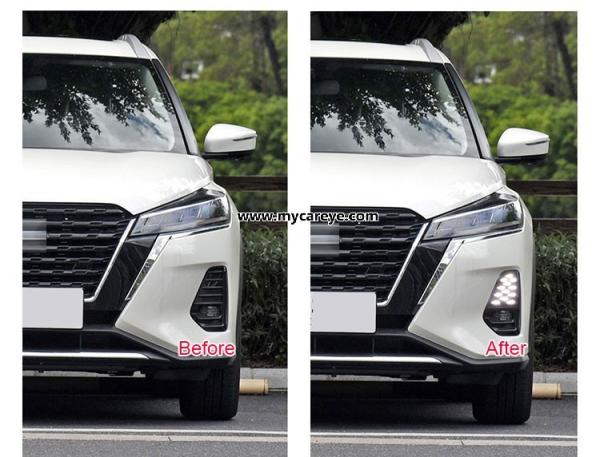Nissan Kicks 2021-2022 Car LED lights DRL daytime running lamps driving daylight