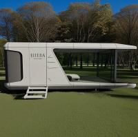 Conception personnalisée extérieure maison de capsule de l'espace préfabriqué préfabriqué villa pour l'hôtel de vie et de travail Pod bureau