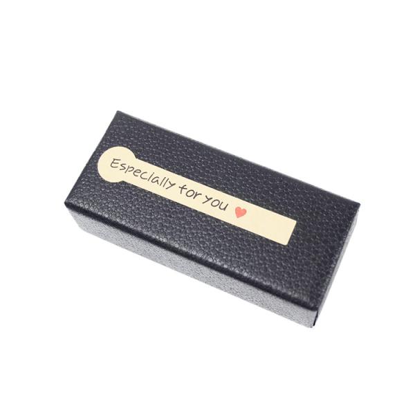 Cajas de auto-elevación de lujo personalizado de papel duro negro collar de embalaje joyería caja de papel de perfume con tapa