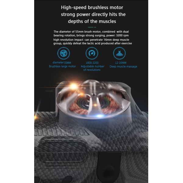 пистолет массажера мышцы глубокой ткани 24В Хандхэльд ударопрочный бесшнуровой для усталости перемещения