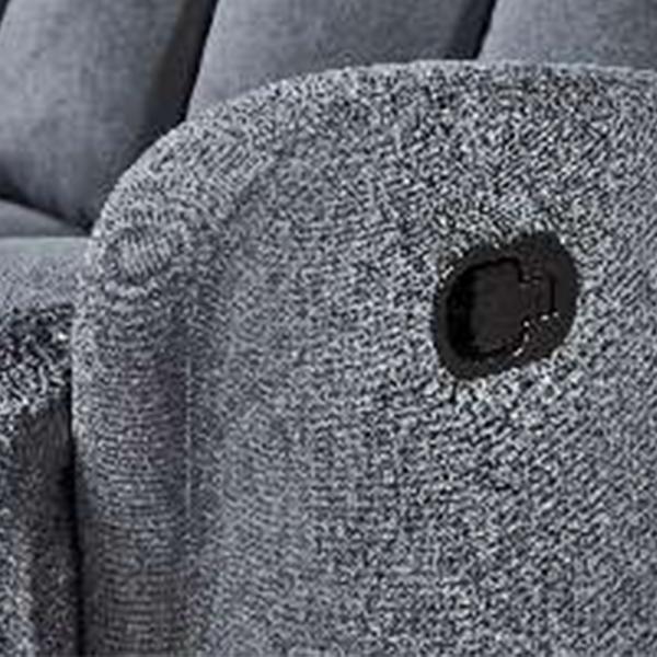 Linen Fabric Electric Recliner Sofa Adjustable For Living Room