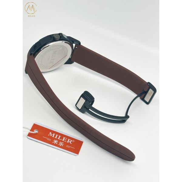 Custom Logo Minimalist Watch For Men Sport Silicone Waterproof Luminous Quartz Watches Mens Business Calendar Wrist Watches