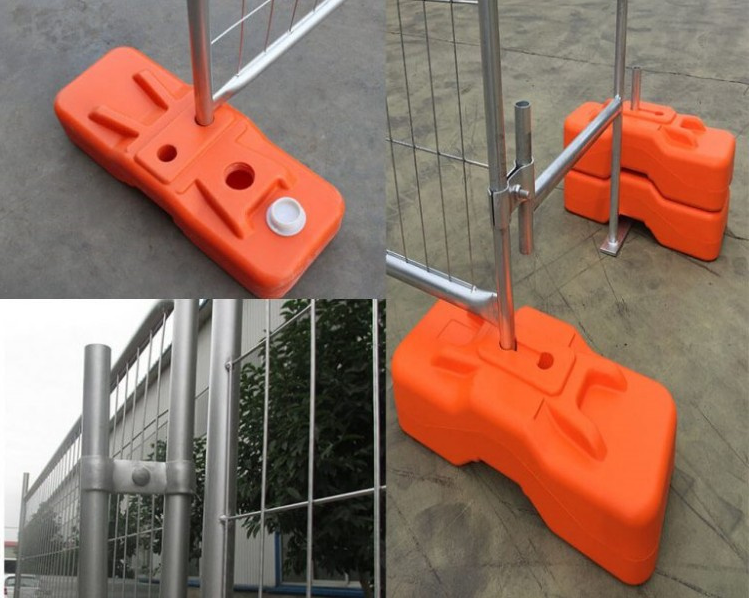 Flood Resilient Temporary Security Fence Water Permeable Rapid Anchor System
