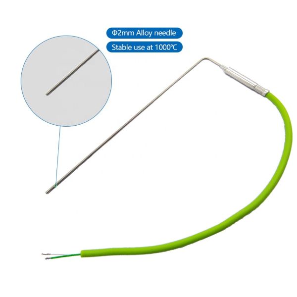 High precision K type  thermocouple Diameter 1mm/2mm/3mm  Temperature sensor0-650 C
