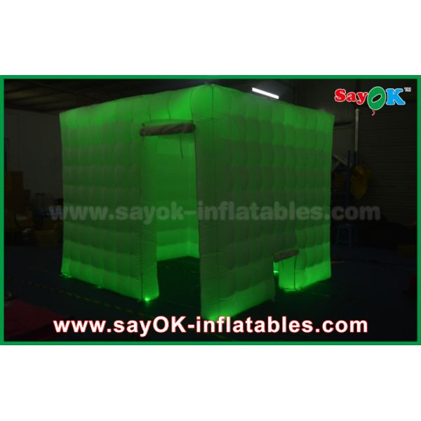 Раздувное приложение Rgb будочки фото привело освещать раздувной киоск/заключает рамку Photobooth