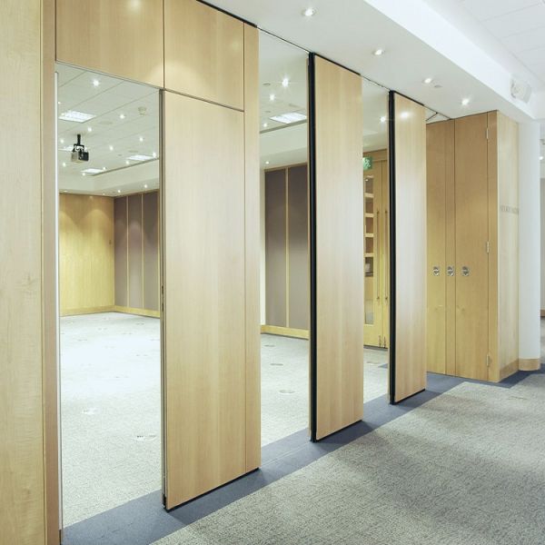 Pared de divisiones movible de aluminio de alta calidad del precio barato para la sala de reunión de pasillo de convenio