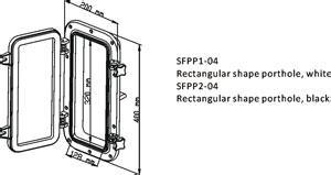Нержавеющая сталь загерметизировала морские штуцеры Виндовс нормальный размер