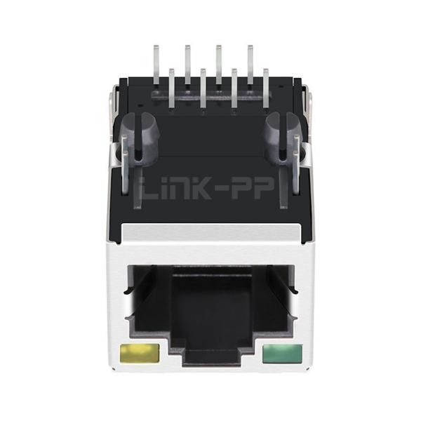 LPJ16117BEN 10/100 Base-T Tab Up Green/Yellow Led Shielded 8 Pin RJ45 Magnetic Jack