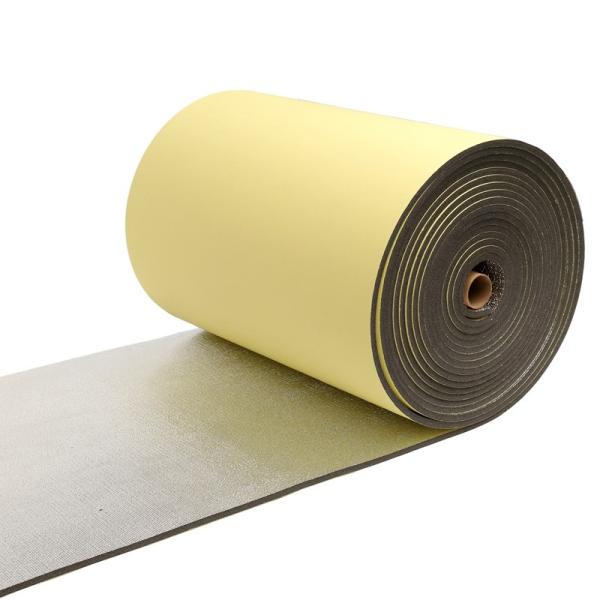 Self Adhesive Construction Heat Insulation Foam With Aluminium Foil One Side