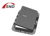 EN 124 -2 JRC 4 Heavy Thermal Gravity Casting Ductile Iron Manhole Cover For Telecom