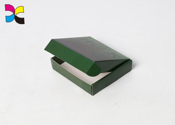 Green Offset Printing Corrugated Cardboard Boxes One Side Matte Lamination