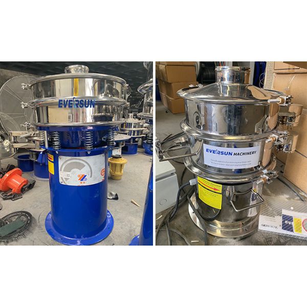 Customized Versatile Vibratory Sifter Machine 0.1 - 20t/H Capacity 1-500 Mesh Screen