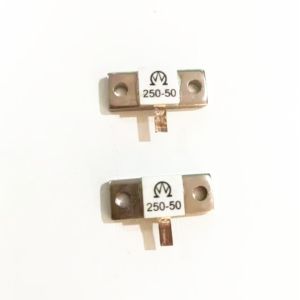 High Power RF Resistor Flange Resistor with 0~1.5GHz Frequency -55~+125℃ Temperature Range and Copper Nickel Plated Heat Sink
