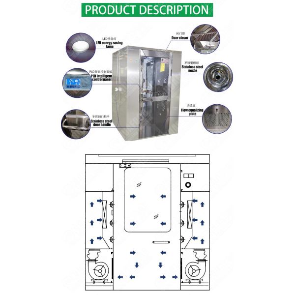 Multifunctional Shower Air Body Shower Dryer