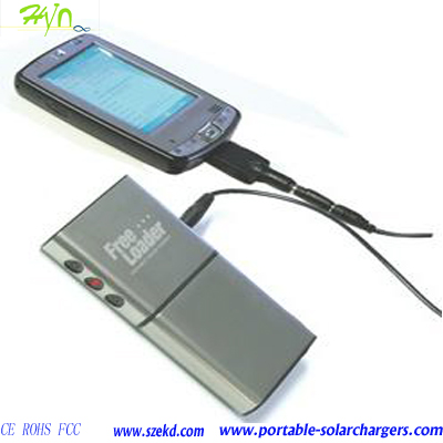 Universal Solar Panel Charger For Mobilephone With Li-ion Rechargeable Battery