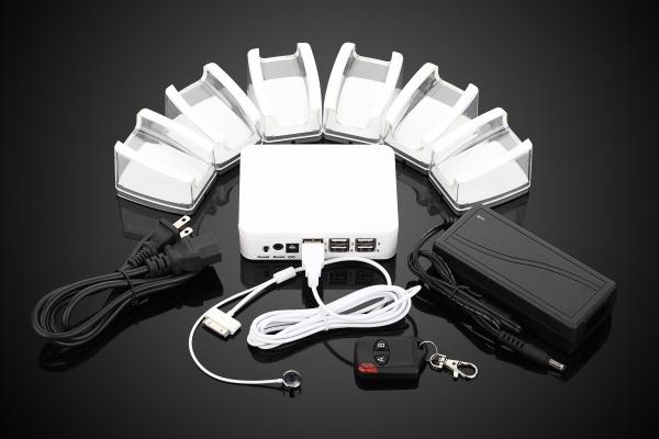 COMER Transparent Display Stand Holder with Alarm for Tablet Cell Phone, Phone Security Display