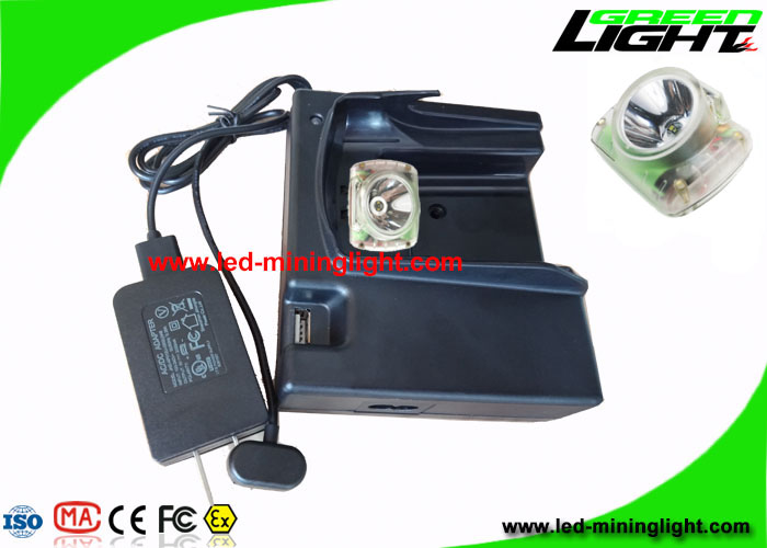 Пожаробезопасный перезаряжаемые Headlamp СИД с электрической умной защитой