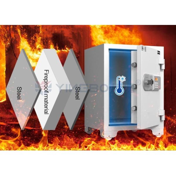 White Durable Fireproof Safe Box Multiple Fire Prevention Design YB/FW-68