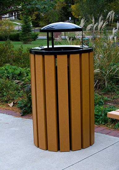 Wooden Trash Can Dustbin Storage Bins Recycling Plastic Trash Can