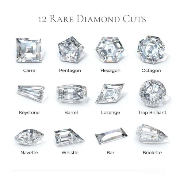 18K Lab Diamonds Ring and Gold Wedding Ring Setting1894 Four Prong Classic Diamond Ring