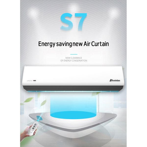 S7 Series Air Curtain 0.9m to 2m Door 220-240V AC Motor