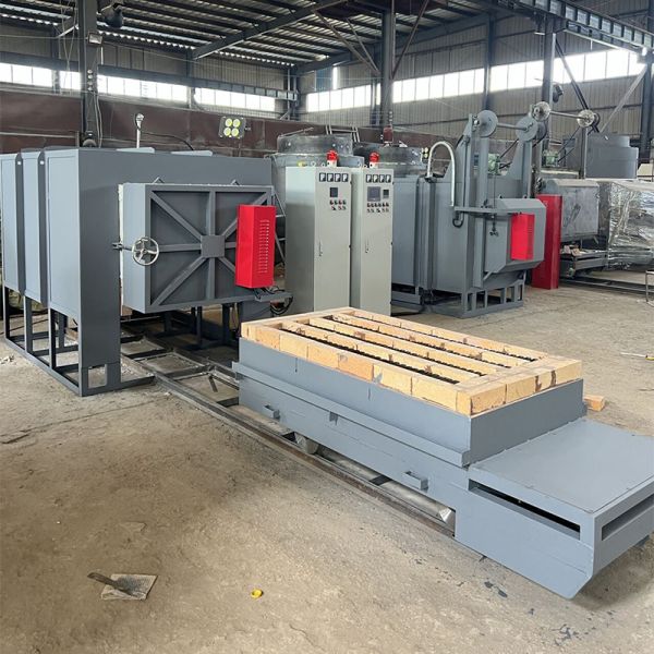 75kw LST-75 Trolley Heat Treatment Furnace 950℃ 1100℃ 2T Capacity